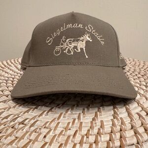 Siegelman Stable Taupe snapback hat cap